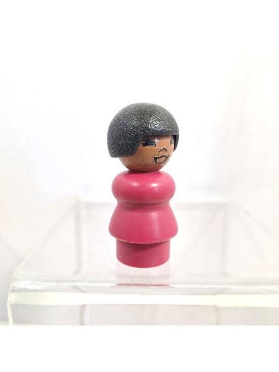 Little People Sesame Street Susan African American Woman Girl Black Vintage - Picture 5 of 11